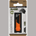 Packaging of RollingDog blades with an orange blade on a gray background