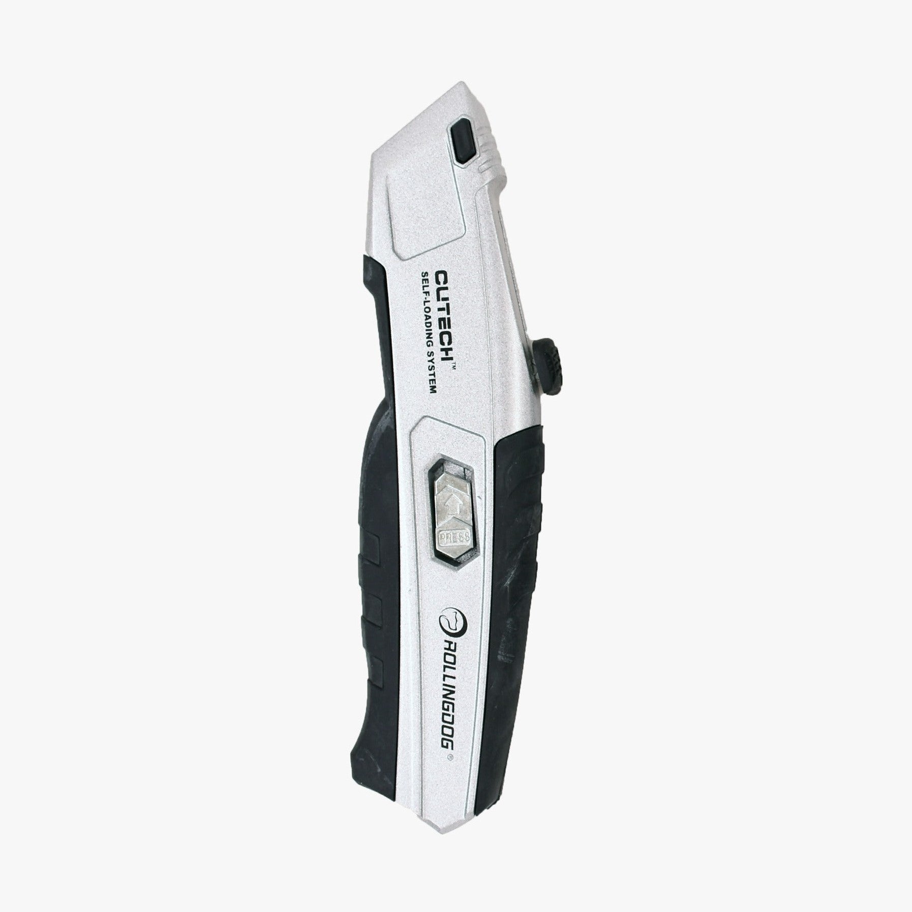 Cutter knife with visible brand logo on a white background